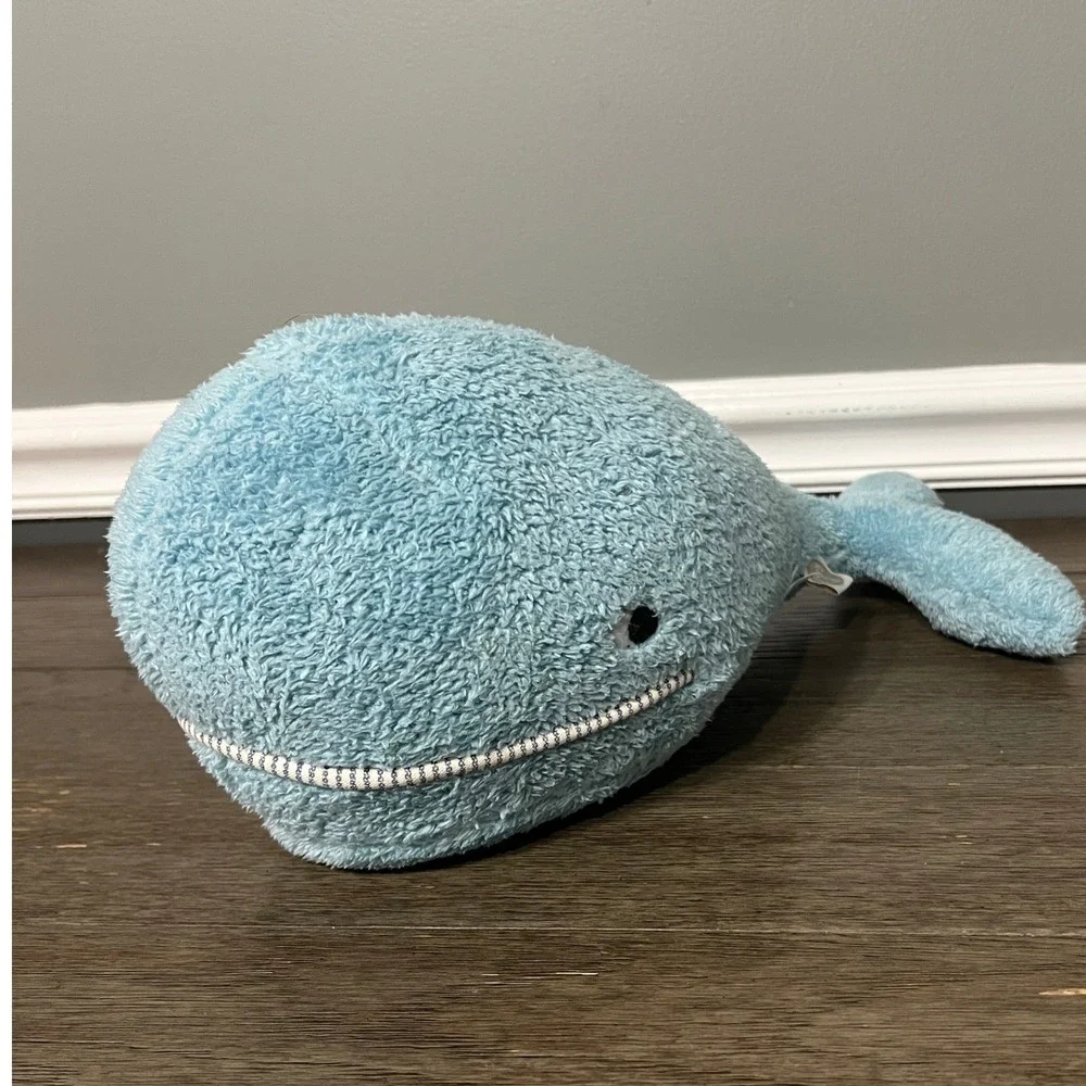 Hallmark Baby Landau Plush Blue Whale Stuffed Animal Baby Soft Toy - Picture 2 of 5